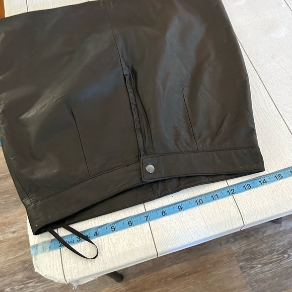 100% Leather Vintage Black Mini Skirt 11/12 Body Exteriors - Picture 2 of 7